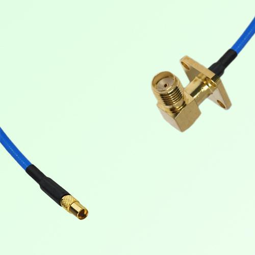 Semi-Flexible Jumper SMA Female Right Angle 4 Hole 12.7x12.7mm to MMCX Female Semi-Flexible Jumper SMA Female Right Angle 4 Hole 12.7x12.7mm to MMCX Female
