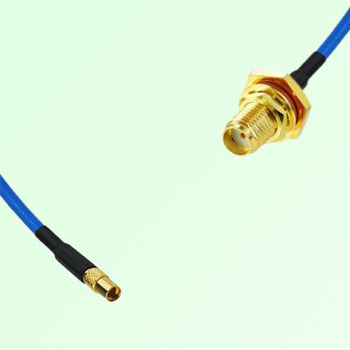 Semi-Flexible Jumper SMA Bulkhead Female with O-Ring to MMCX Female Semi-Flexible Jumper SMA Bulkhead Female with O-Ring to MMCX Female