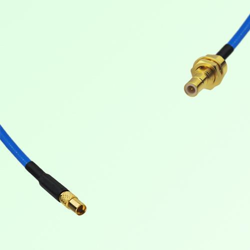 Semi-Flexible Jumper SMB Bulkhead Male to MMCX Female