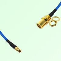 Semi-Flexible Jumper SMB Front Mount Bulkhead Female to MMCX Female Semi-Flexible Jumper SMB Front Mount Bulkhead Female to MMCX Female