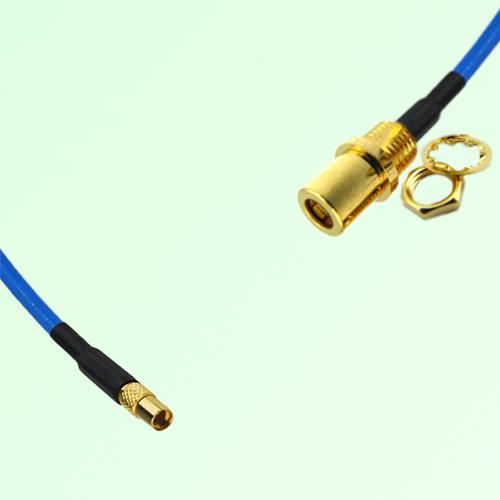 Semi-Flexible Jumper SMB Front Mount Bulkhead Female to MMCX Female Semi-Flexible Jumper SMB Front Mount Bulkhead Female to MMCX Female