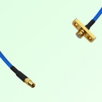 Semi-Flexible Jumper SMP Female 2 Hole Flange Mount to MMCX Female Semi-Flexible Jumper SMP Female 2 Hole Flange Mount to MMCX Female