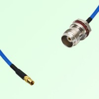 Semi-Flexible Jumper TNC Front Mount Bulkhead Female with O-Ring to MMCX Female