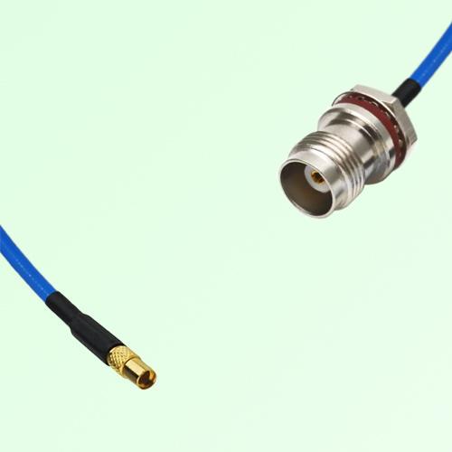 Semi-Flexible Jumper TNC Front Mount Bulkhead Female with O-Ring to MMCX Female Semi-Flexible Jumper TNC Front Mount Bulkhead Female with O-Ring to MMCX Female