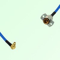 Semi-Flexible Jumper SBMA Female 2 Hole Flange Mount to MMCX Male Right Angle Semi-Flexible Jumper SBMA Female 2 Hole Flange Mount to MMCX Male Right Angle