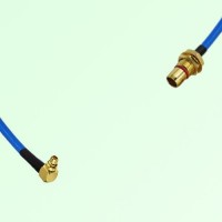 Semi-Flexible Jumper SBMA Bulkhead Male to MMCX Male Right Angle Semi-Flexible Jumper SBMA Bulkhead Male to MMCX Male Right Angle