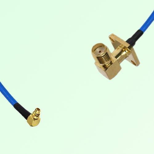 Semi-Flexible Jumper SMA Female Right Angle 4 Hole to MMCX Male Right Angle Semi-Flexible Jumper SMA Female Right Angle 4 Hole to MMCX Male Right Angle