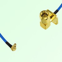 Semi-Flexible Jumper SMA Male Right Angle 4 Hole 12.7mm to MMCX Male Right Angle Semi-Flexible Jumper SMA Male Right Angle 4 Hole 12.7mm to MMCX Male Right Angle
