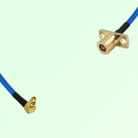 Semi-Flexible Jumper SMB Female 2 Hole Flange Mount to MMCX Male Right Angle Semi-Flexible Jumper SMB Female 2 Hole Flange Mount to MMCX Male Right Angle