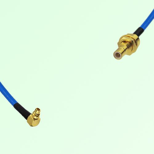 Semi-Flexible Jumper SMB Bulkhead Male to MMCX Male Right Angle Semi-Flexible Jumper SMB Bulkhead Male to MMCX Male Right Angle