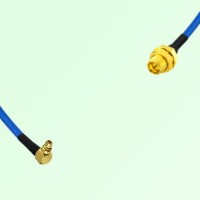 Semi-Flexible Jumper SMP Bulkhead Male to MMCX Male Right Angle Semi-Flexible Jumper SMP Bulkhead Male to MMCX Male Right Angle