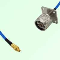 Semi-Flexible Jumper N Male 4 Hole Flange Mount 25x25mm to MMCX Male Semi-Flexible Jumper N Male 4 Hole Flange Mount 25x25mm to MMCX Male