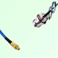 Semi-Flexible Jumper N Front Mount Bulkhead Female with O-Ring to MMCX Male Semi-Flexible Jumper N Front Mount Bulkhead Female with O-Ring to MMCX Male