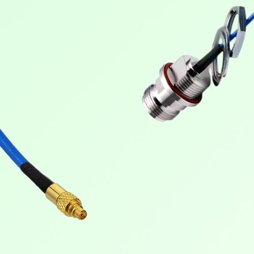 Semi-Flexible Jumper N Front Mount Bulkhead Female with O-Ring to MMCX Male Semi-Flexible Jumper N Front Mount Bulkhead Female with O-Ring to MMCX Male
