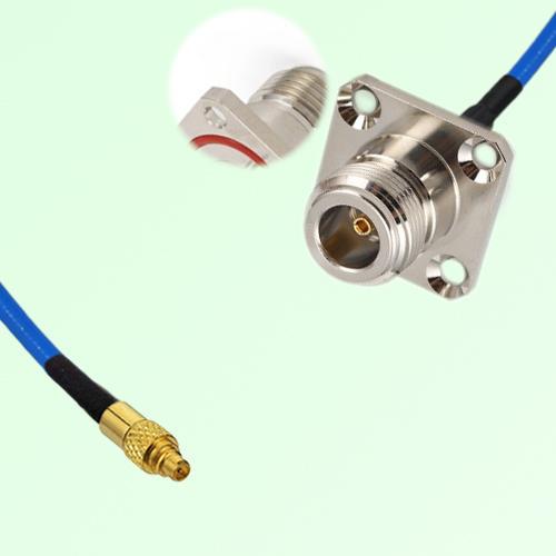 Semi-Flexible Jumper N Female 4 Hole with O-Ring 25x25mm to MMCX Male Semi-Flexible Jumper N Female 4 Hole with O-Ring 25x25mm to MMCX Male