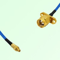 Semi-Flexible Jumper SMA Male 2 Hole Flange Mount to MMCX Male Semi-Flexible Jumper SMA Male 2 Hole Flange Mount to MMCX Male