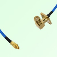Semi-Flexible Jumper SMA Female Right Angle 4 Hole 12.7x12.7mm to MMCX Male Semi-Flexible Jumper SMA Female Right Angle 4 Hole 12.7x12.7mm to MMCX Male