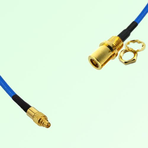 Semi-Flexible Jumper SMB Front Mount Bulkhead Female to MMCX Male