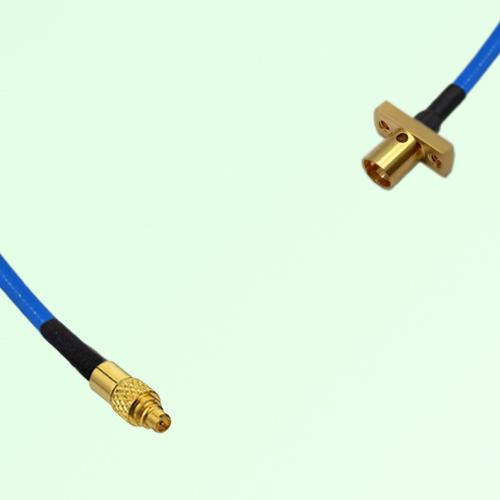 Semi-Flexible Jumper SMP Male 2 Hole Flange Mount to MMCX Male Semi-Flexible Jumper SMP Male 2 Hole Flange Mount to MMCX Male