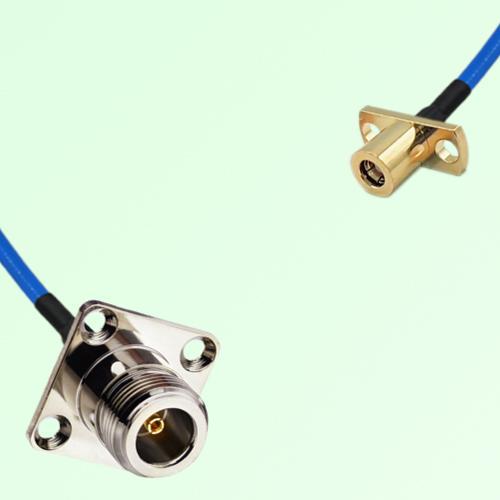 Semi-Flexible Jumper SMB Female 2 Hole to N Female 4 Hole 25x25mm Semi-Flexible Jumper SMB Female 2 Hole to N Female 4 Hole 25x25mm
