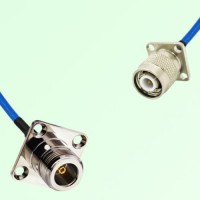 Semi-Flexible Jumper TNC Male 4 Hole 17.5x17.5mm to N Female 4 Hole 25x25mm Semi-Flexible Jumper TNC Male 4 Hole 17.5x17.5mm to N Female 4 Hole 25x25mm