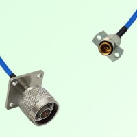 Semi-Flexible Jumper SBMA Female 2 Hole to N Male 4 Hole 25x25mm Semi-Flexible Jumper SBMA Female 2 Hole to N Male 4 Hole 25x25mm