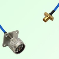 Semi-Flexible Jumper SMP Male 2 Hole to N Male 4 Hole 25x25mm Semi-Flexible Jumper SMP Male 2 Hole to N Male 4 Hole 25x25mm
