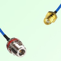 Semi-Flexible Jumper SMA Female to N Bulkhead Female with O-Ring Semi-Flexible Jumper SMA Female to N Bulkhead Female with O-Ring