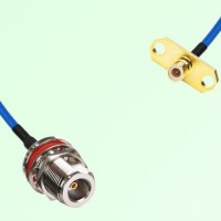 Semi-Flexible Jumper SMB Male 2 Hole to N Bulkhead Female with O-Ring Semi-Flexible Jumper SMB Male 2 Hole to N Bulkhead Female with O-Ring