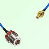 Semi-Flexible Jumper SMB Bulkhead Male to N Bulkhead Female with O-Ring Semi-Flexible Jumper SMB Bulkhead Male to N Bulkhead Female with O-Ring