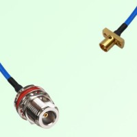 Semi-Flexible Jumper SMP Male 2 Hole to N Bulkhead Female with O-Ring Semi-Flexible Jumper SMP Male 2 Hole to N Bulkhead Female with O-Ring