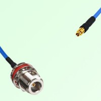 Semi-Flexible Jumper SMPM / SSMP Female to N Bulkhead Female with O-Ring Semi-Flexible Jumper SMPM / SSMP Female to N Bulkhead Female with O-Ring