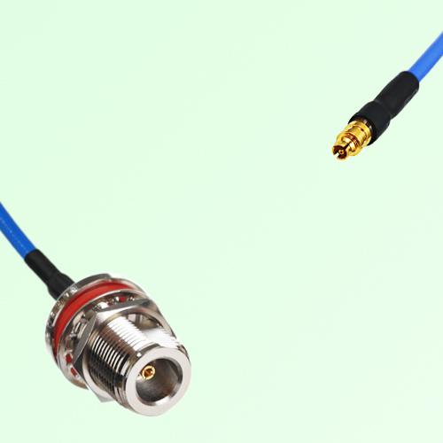 Semi-Flexible Jumper SMPM / SSMP Female to N Bulkhead Female with O-Ring