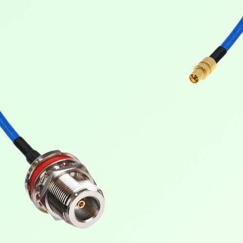 Semi-Flexible Jumper SMPM / SSMP Male to N Bulkhead Female with O-Ring Semi-Flexible Jumper SMPM / SSMP Male to N Bulkhead Female with O-Ring