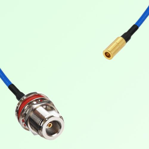 Semi-Flexible Jumper SSMB Female to N Bulkhead Female with O-Ring Semi-Flexible Jumper SSMB Female to N Bulkhead Female with O-Ring