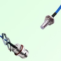 Semi-Flexible QMA O-Ring Bulkhead Female - N Front Mount O-Ring Bulkhead Female Semi-Flexible QMA O-Ring Bulkhead Female - N Front Mount O-Ring Bulkhead Female