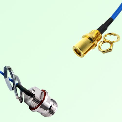 Semi-Flexible SMB Front Mount Bulkhead Female - N Front Mount Bulkhead Female Semi-Flexible SMB Front Mount Bulkhead Female - N Front Mount Bulkhead Female