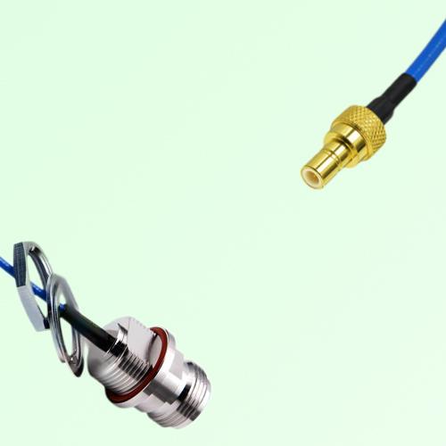Semi-Flexible Jumper SMB Male to N Front Mount Bulkhead Female with O-Ring Semi-Flexible Jumper SMB Male to N Front Mount Bulkhead Female with O-Ring