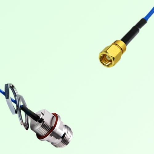 Semi-Flexible Jumper SMC Female to N Front Mount Bulkhead Female with O-Ring Semi-Flexible Jumper SMC Female to N Front Mount Bulkhead Female with O-Ring