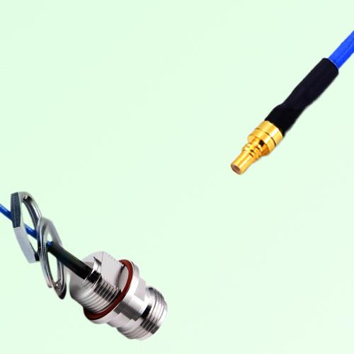 Semi-Flexible Jumper SSMC Male to N Front Mount Bulkhead Female with O-Ring Semi-Flexible Jumper SSMC Male to N Front Mount Bulkhead Female with O-Ring