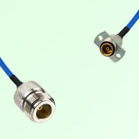 Semi-Flexible Jumper SBMA Female 2 Hole Flange Mount to N Female Semi-Flexible Jumper SBMA Female 2 Hole Flange Mount to N Female