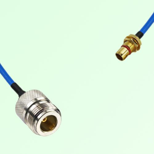 Semi-Flexible Jumper SBMA Bulkhead Male to N Female Semi-Flexible Jumper SBMA Bulkhead Male to N Female