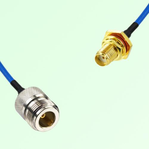 Semi-Flexible Jumper SMA Bulkhead Female with O-Ring to N Female Semi-Flexible Jumper SMA Bulkhead Female with O-Ring to N Female