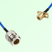 Semi-Flexible Jumper SMB Female 2 Hole Flange Mount to N Female Semi-Flexible Jumper SMB Female 2 Hole Flange Mount to N Female