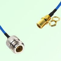 Semi-Flexible Jumper SMB Front Mount Bulkhead Female to N Female Semi-Flexible Jumper SMB Front Mount Bulkhead Female to N Female
