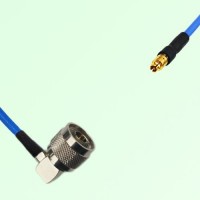 Semi-Flexible Jumper SMPM / SSMP Female to N Male Right Angle Semi-Flexible Jumper SMPM / SSMP Female to N Male Right Angle