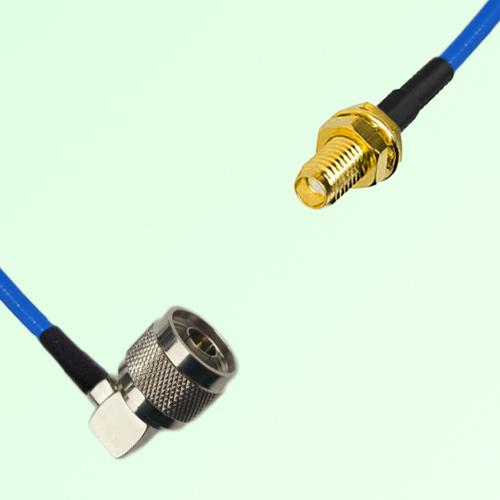 Semi-Flexible Jumper SSMA Bulkhead Female to N Male Right Angle