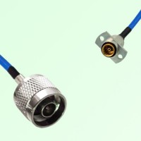 Semi-Flexible Jumper SBMA Female 2 Hole Flange Mount to N Male Semi-Flexible Jumper SBMA Female 2 Hole Flange Mount to N Male