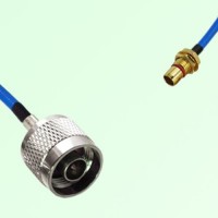 Semi-Flexible Jumper SBMA Bulkhead Male to N Male Semi-Flexible Jumper SBMA Bulkhead Male to N Male