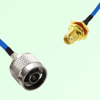 Semi-Flexible Jumper SMA Bulkhead Female with O-Ring to N Male Semi-Flexible Jumper SMA Bulkhead Female with O-Ring to N Male